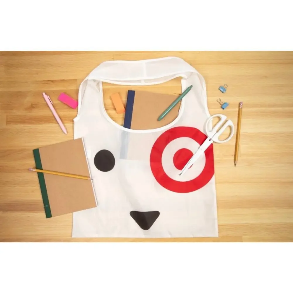 Target Mini Shopping Basket Set + Reusable Bullseye Bags Bundle